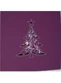Kartka Świąteczna z Motywem Choinki Wyciętej Laserowo FS624kf