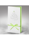 Kartka Świąteczna z Motywem Świątecznego Drzewka FS325tb