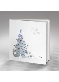 Kartka Świąteczna Choinka ze Wstążki FS345tb