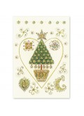 Kartka Świąteczna z Bogato Zdobionymi Wzorami Świątecznymi CFB002.070.11973