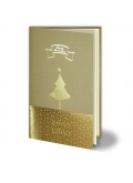 Kartka Świąteczna ze Złotymi Wzorami Świątecznymi 011352g
