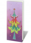 Kartka Świąteczna z Kolorową Choinką CFB0007