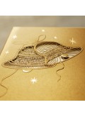 Kartka Świąteczna z Dzwoneczkami Wyciętymi Laserowo FS467az