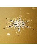 Kartka Świąteczna ze Złoconą Gwiazdą Wyciętą Laserowo FS511az