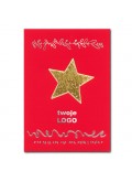 Kartka Świąteczna z Dużą Złotą Gwiazdą 011350wr
