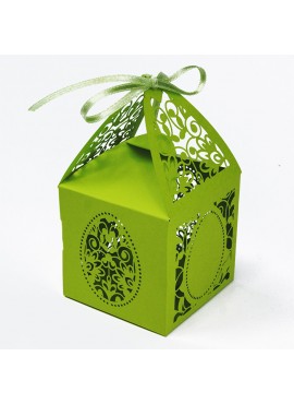 Pudełko na Prezenty Wielkanocne w Kolorze Zielonym