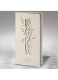 Kartka Świąteczna Eco Design z Wyciętymi oraz Tłoczonymi Gałązkami Wierzbowymi W388