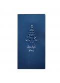 Kartka Świąteczna Ciemno Niebieska Choinka 3D FS479ng