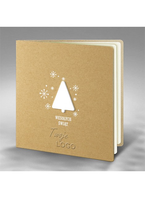 Kartka świąteczna z logo Eco Design 6 FS760