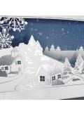 Kartka Świąteczna Zimowy Pejzaż FS731bs