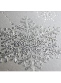 Kartka Świąteczna z Motywem Śnieżynki FS852s