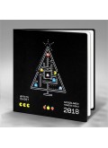 Kartka Świąteczna Choinka z Pac-Man FS720ag