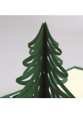 Kartka Świąteczna z Choinką 3D FS890